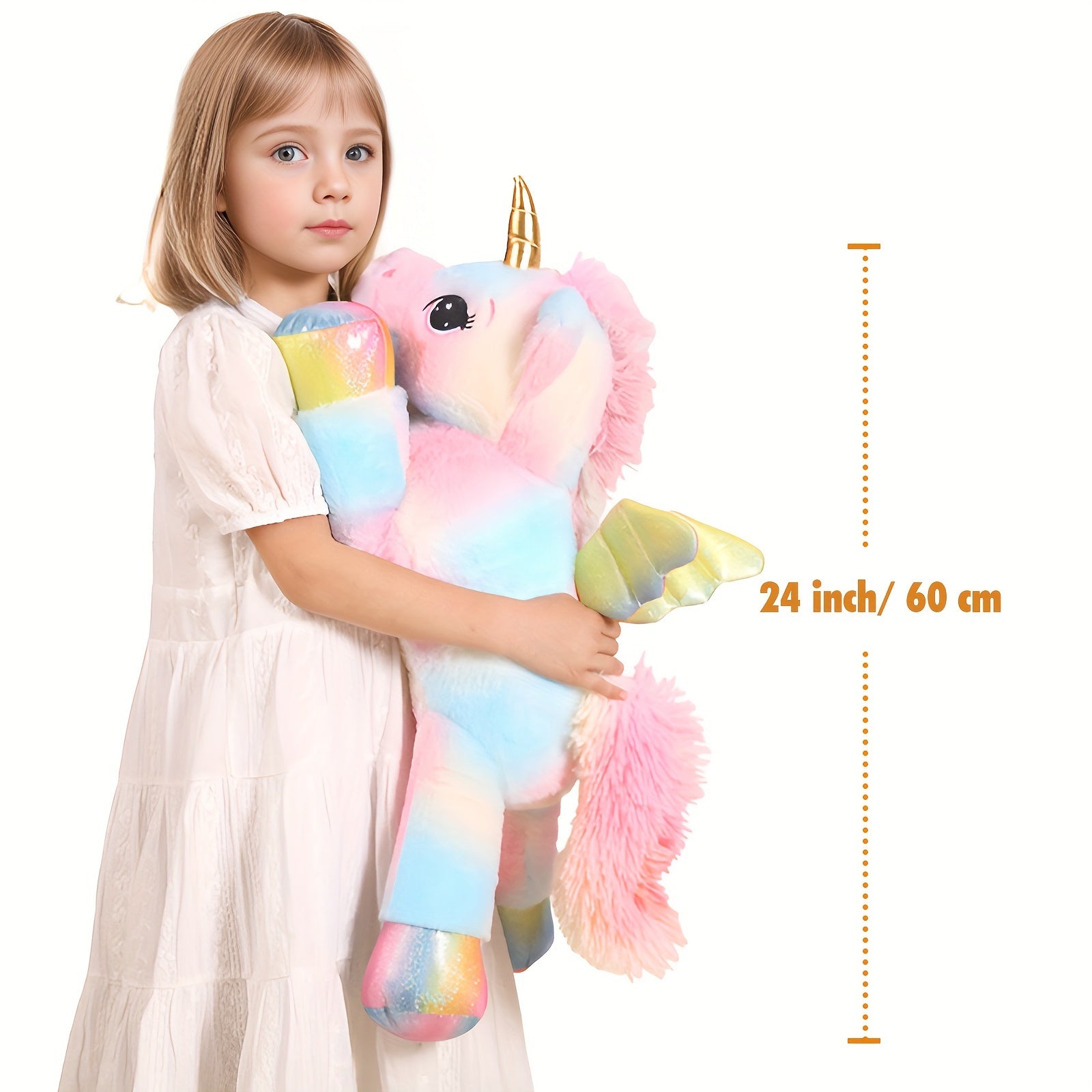 Rainbow Unicorn Plush Toy