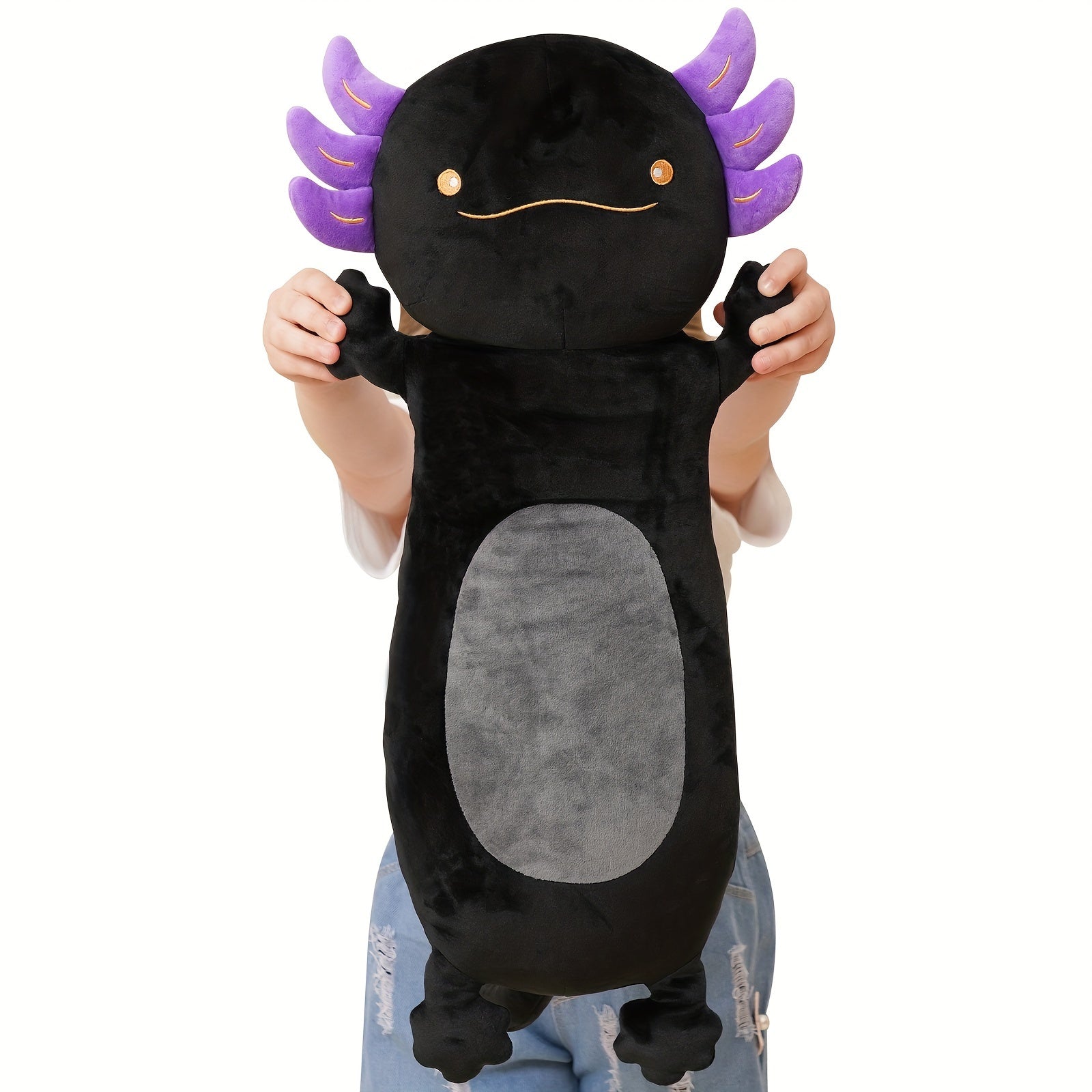 Giant Black Axolotl Plush Toy