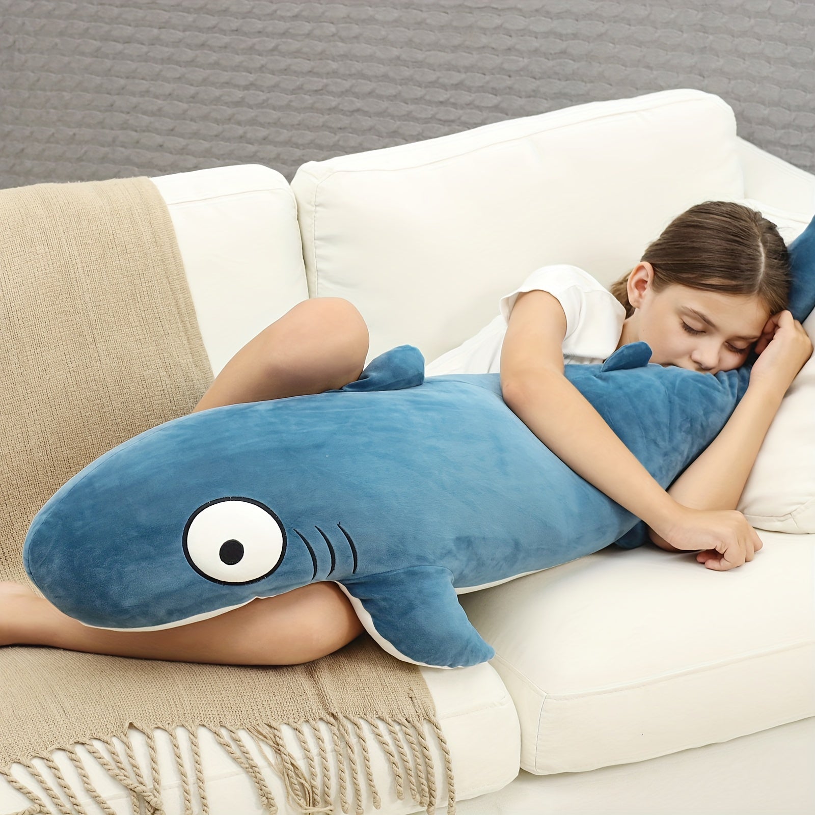 Shark Plush Pillow Toy