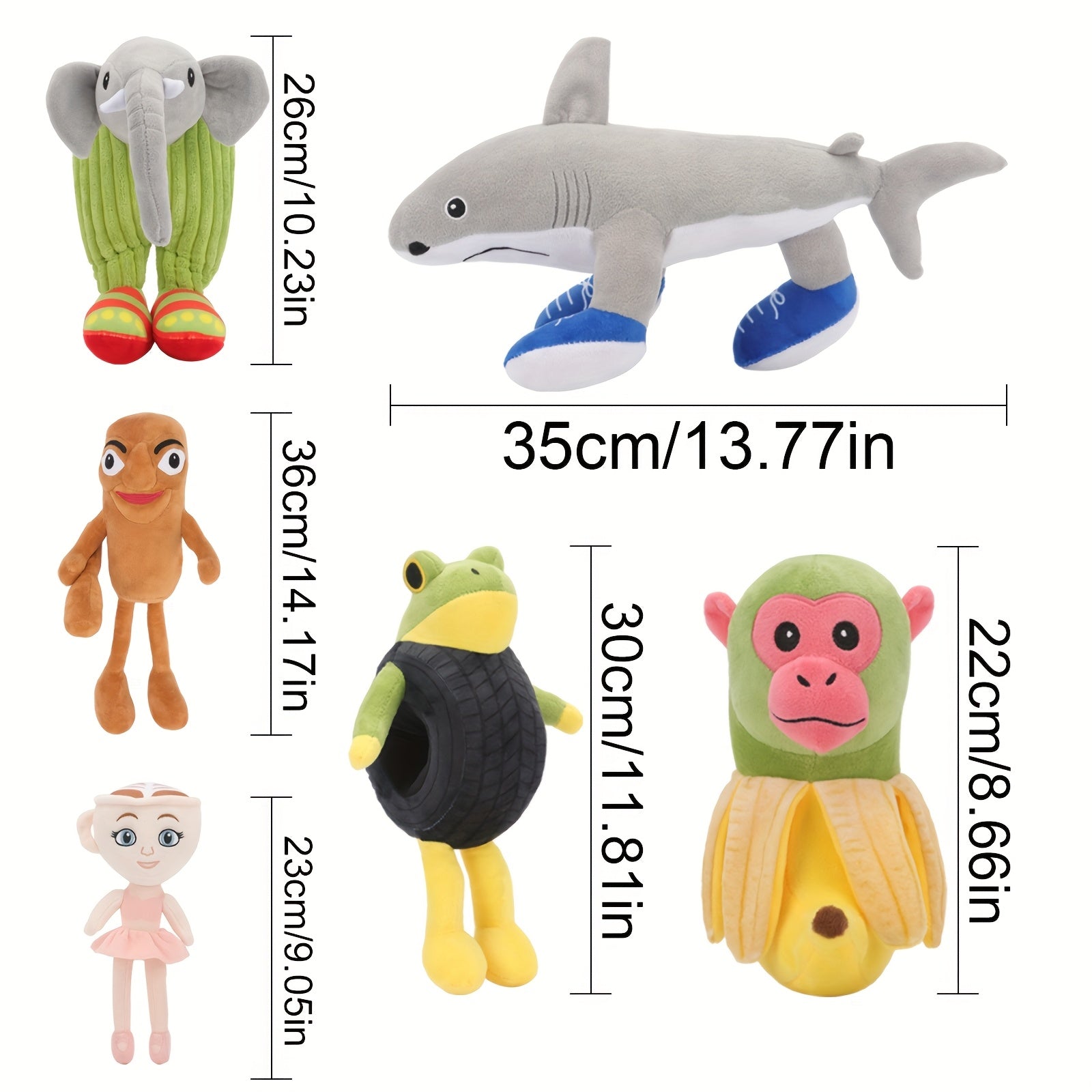 Italian Brainrot Plush Toys