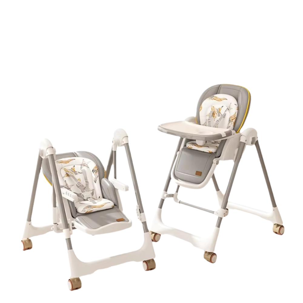 Luxurious Baby High Chair Foldable Swing Seat