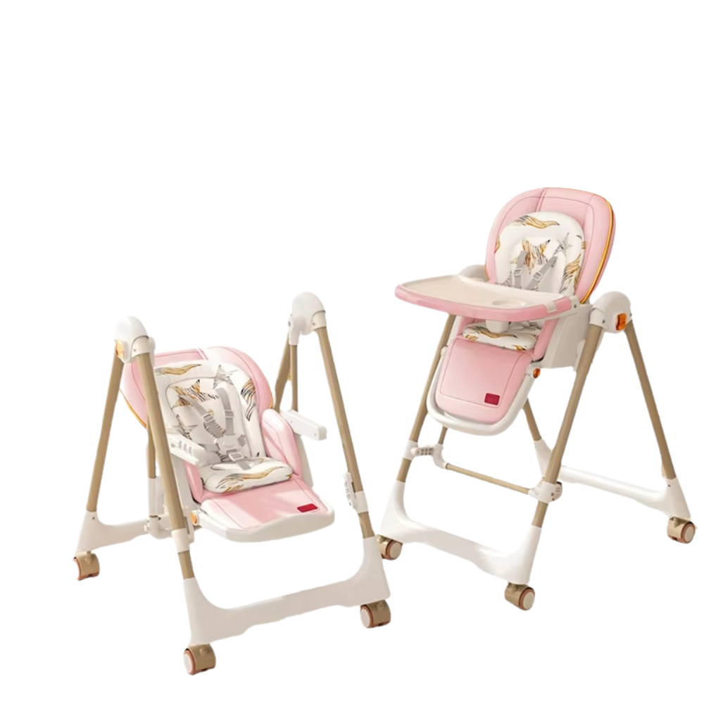Luxurious Baby High Chair Foldable Swing Seat