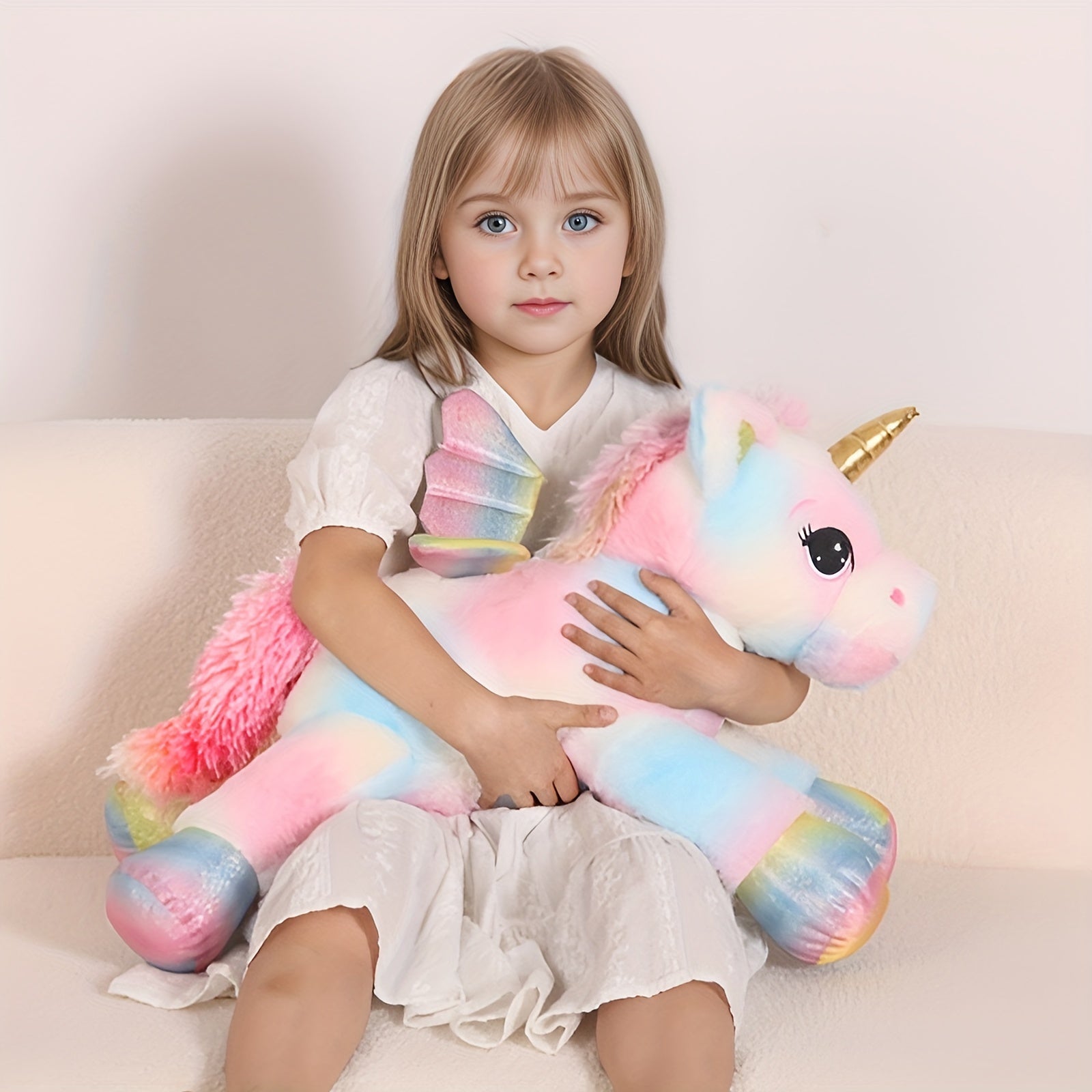 Rainbow Unicorn Plush Toy