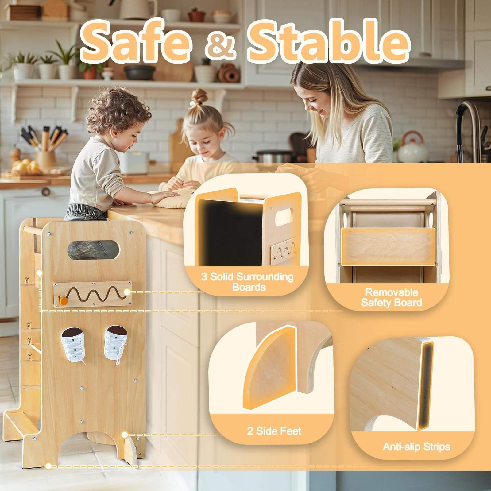Toddler Learning Stool Assistant Tower