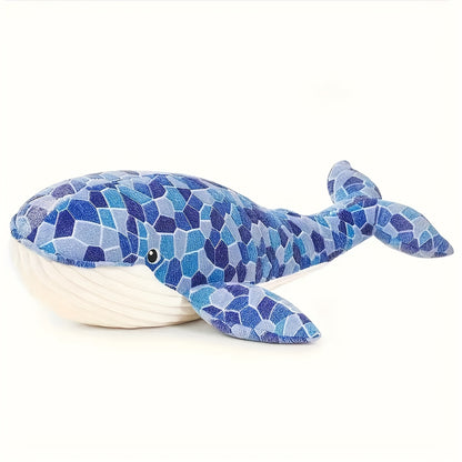 Blue Sea Whale Plush Toy