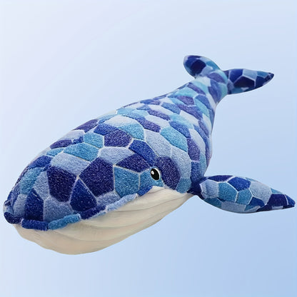 Blue Sea Whale Plush Toy
