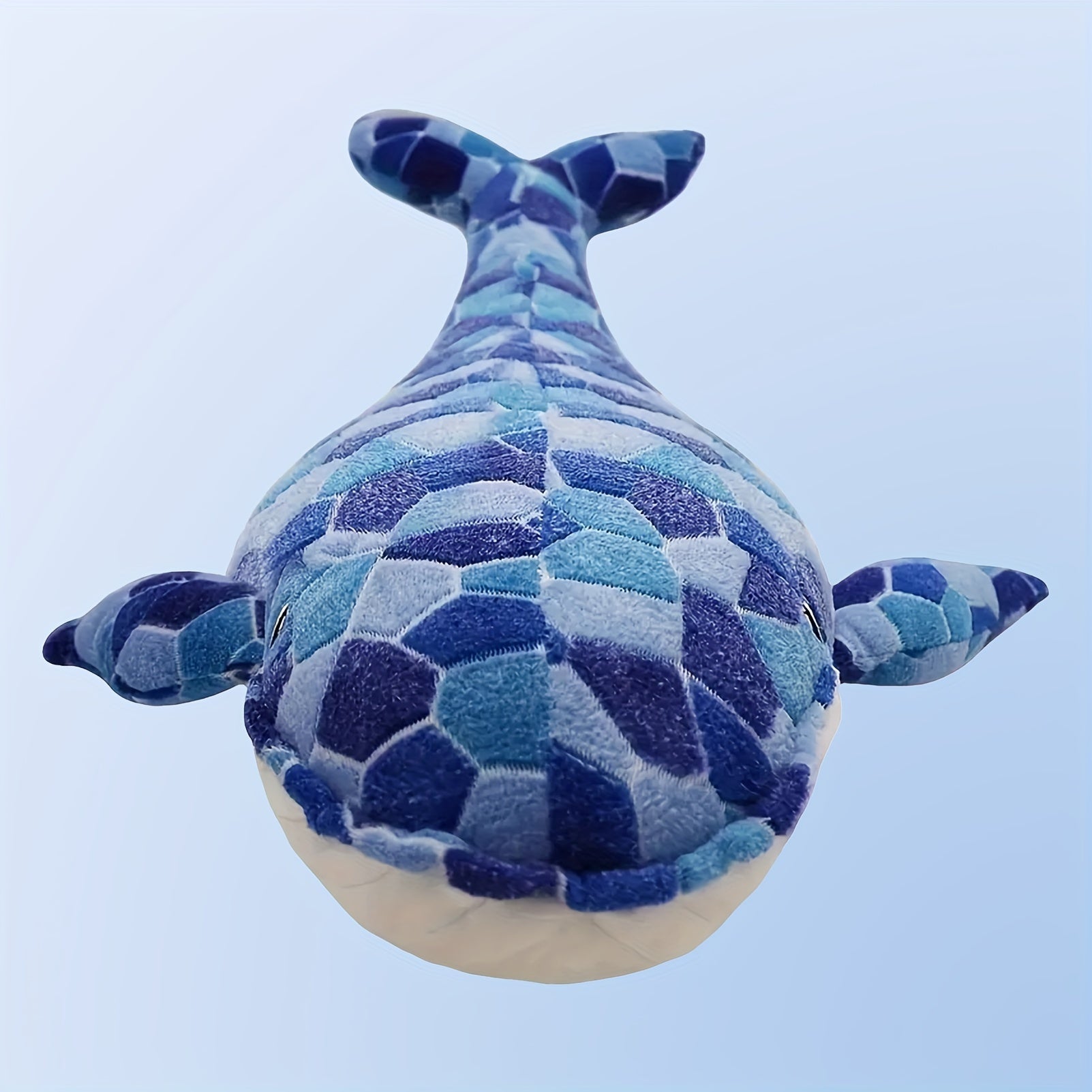 Blue Sea Whale Plush Toy