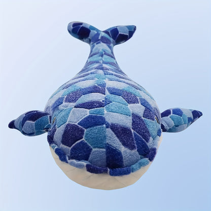 Blue Sea Whale Plush Toy