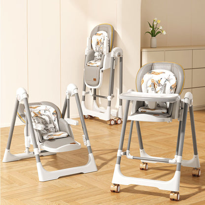 Luxurious Baby High Chair Foldable Swing Seat