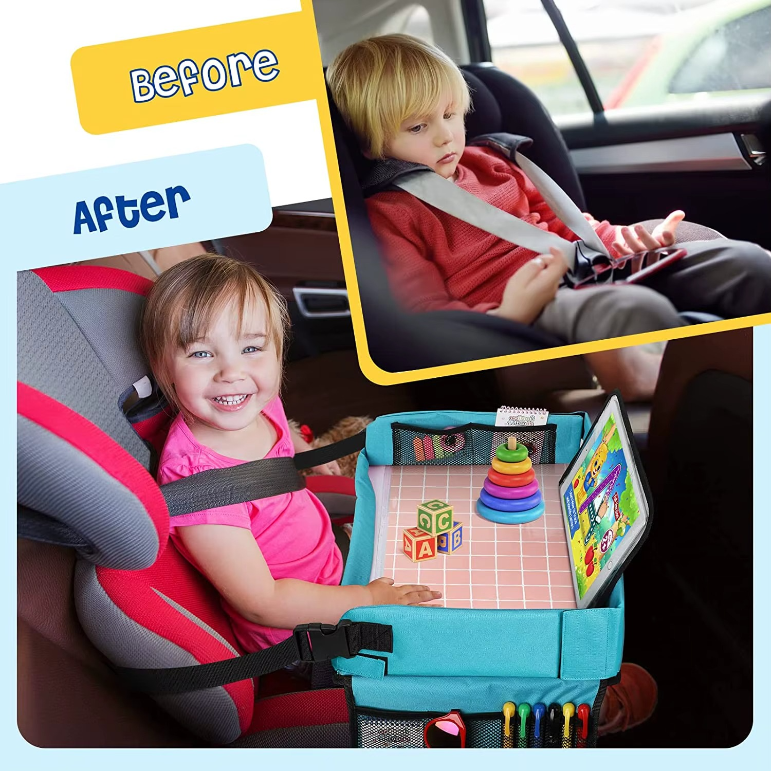 Kids Car Seat Travel Tray