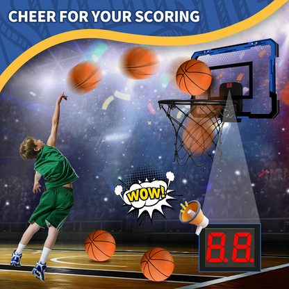 Kids Sports Toys Basketball Foldable Wall Hoop