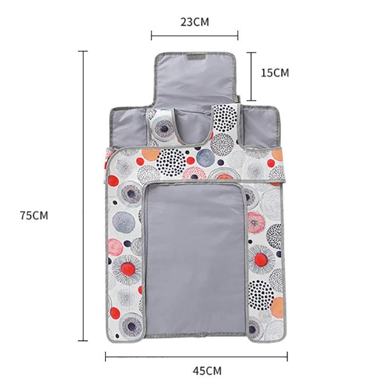 Portable Baby Nappy Anti-Roll Changing Mat