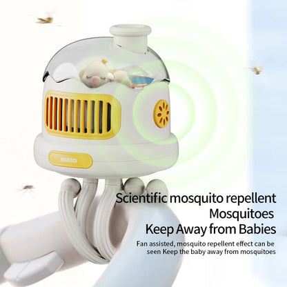 Baby Cute Stroller Fan Octopus