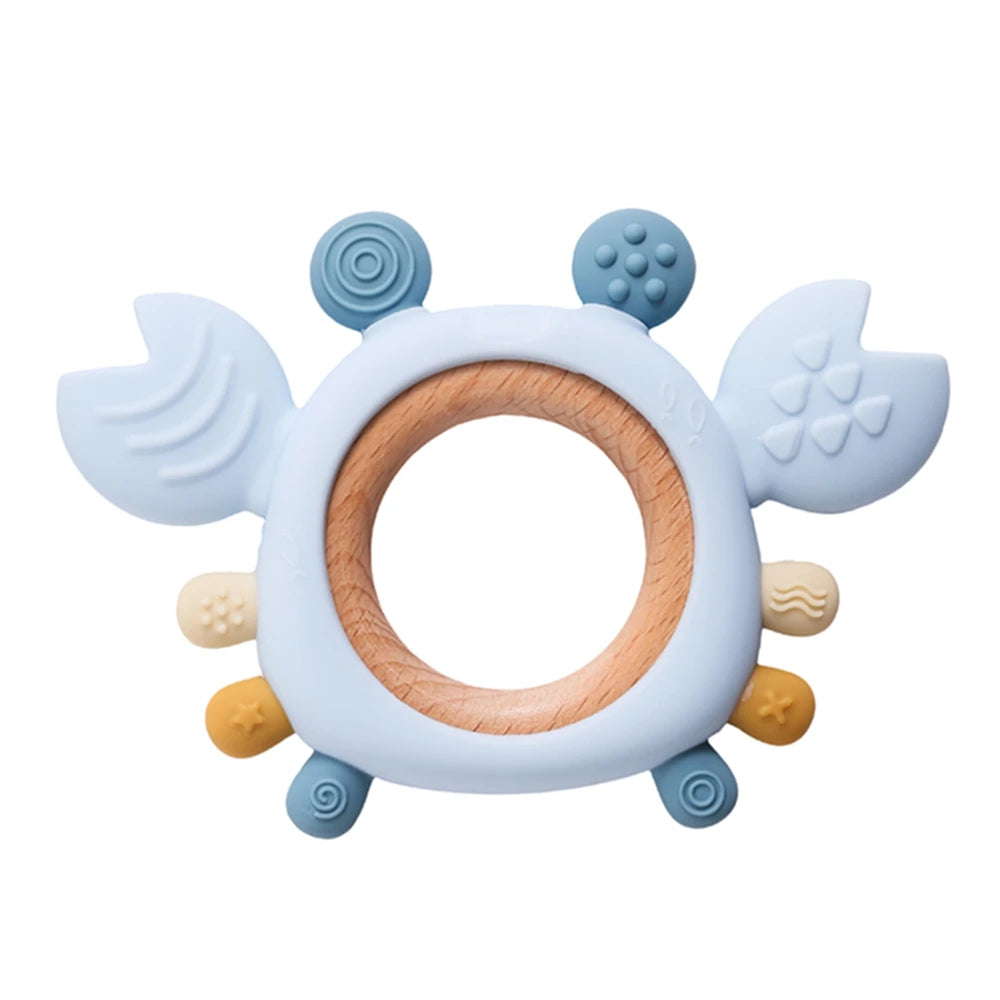 Silicone Teether Grab Toys Food Grade Silicone