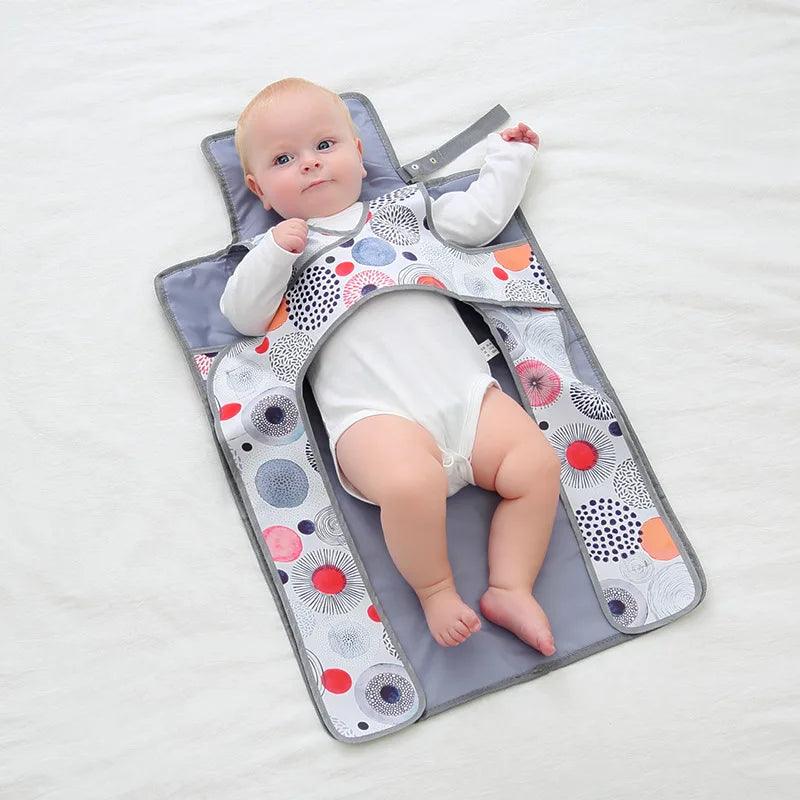 Portable Baby Nappy Anti-Roll Changing Mat