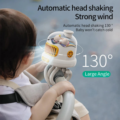 Baby Cute Stroller Fan Octopus
