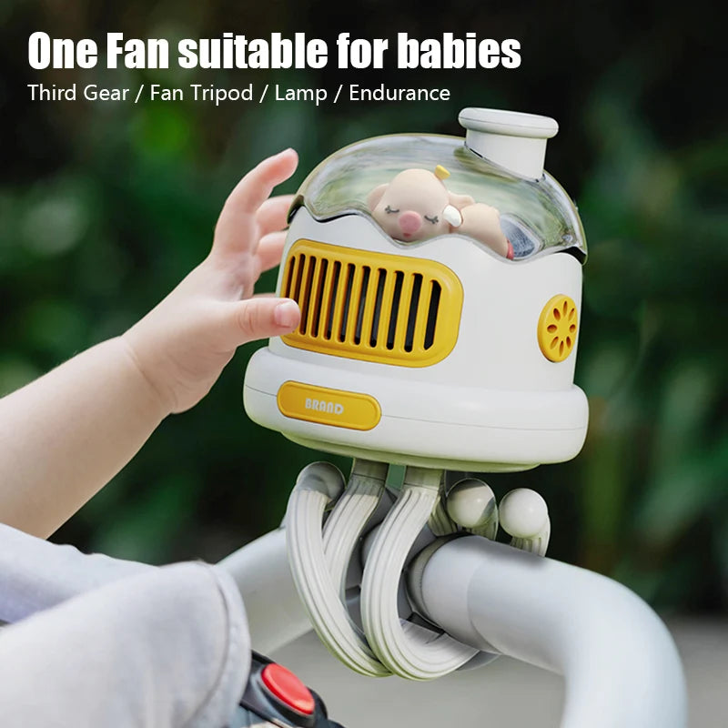 Baby Cute Stroller Fan Octopus