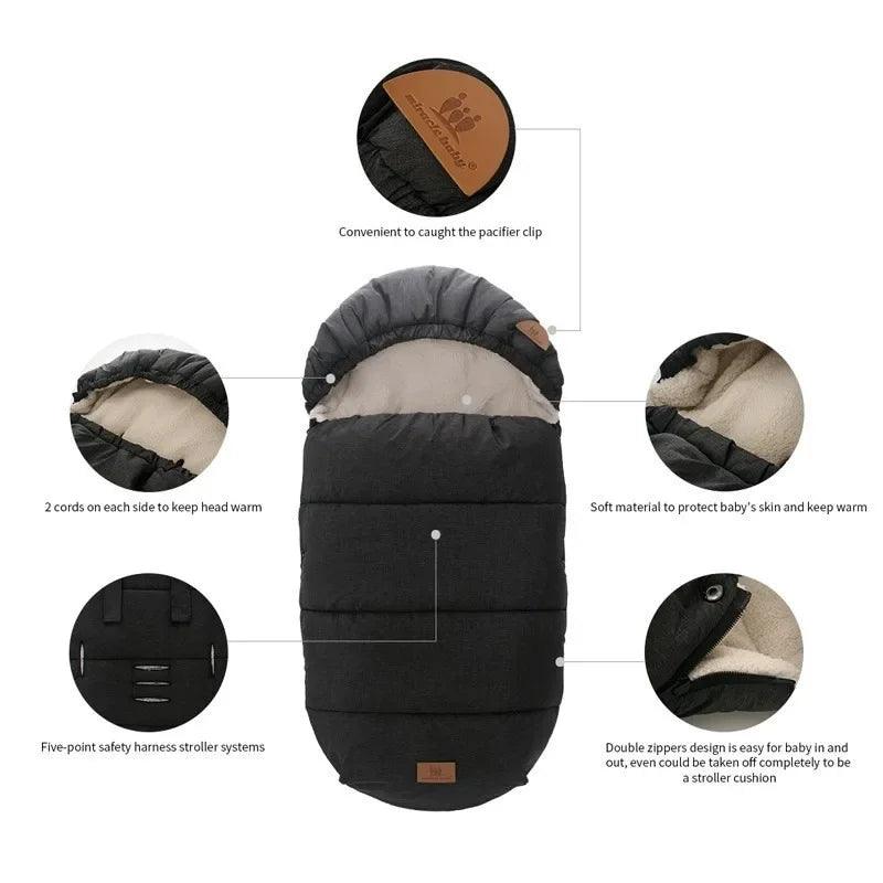 Baby Stroller Pram Warm Footmuff