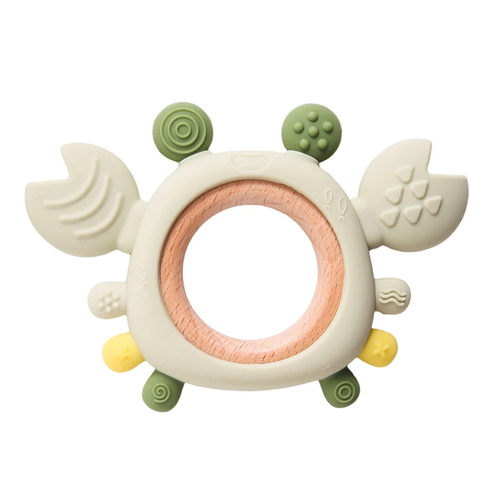 Silicone Teether Grab Toys Food Grade Silicone