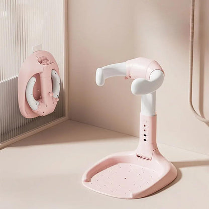 Foldable Standing Support Baby Bath Shower Non-Slip