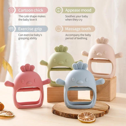 Baby Teether Chicken Silicone Anti-Eating Gloves