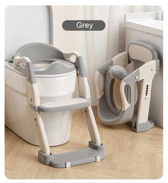 Toilet Potty Training Seat Step Stool Folding Ladder