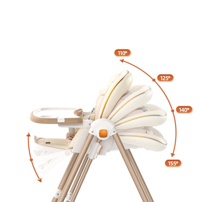 Luxurious Baby High Chair Foldable Swing Seat