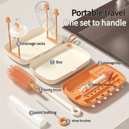 Bottle Cleaning  Brush Travel Set