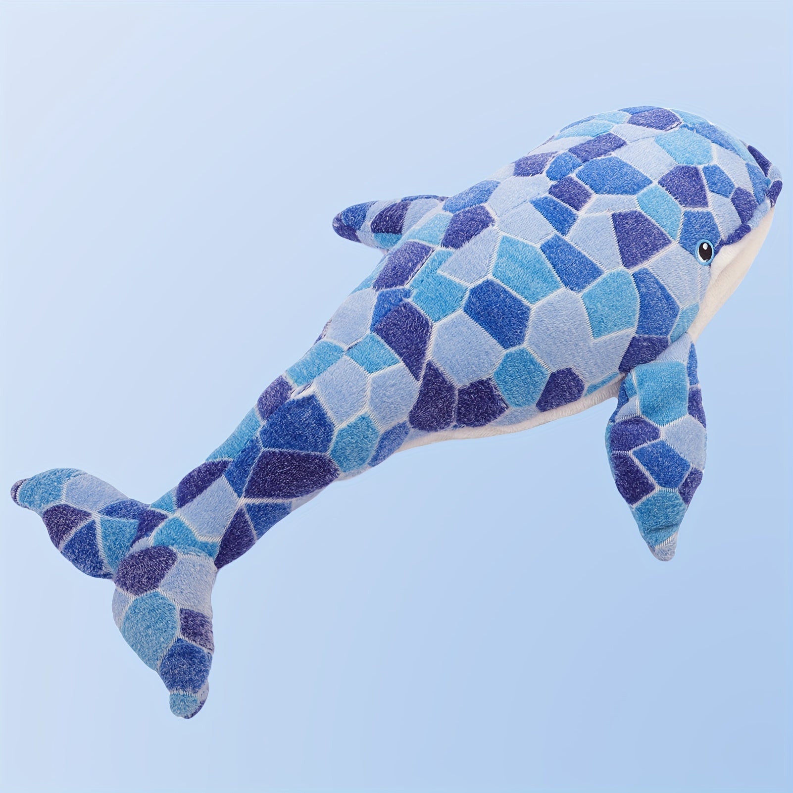 Blue Sea Whale Plush Toy