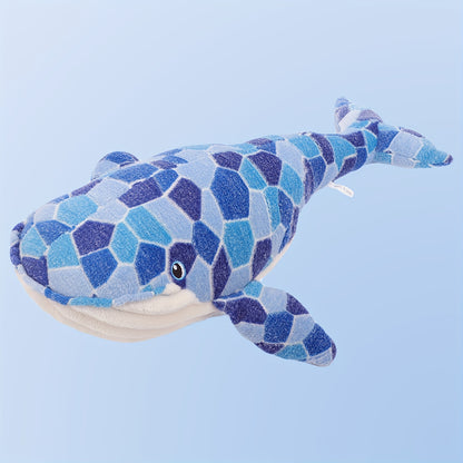 Blue Sea Whale Plush Toy