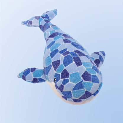 Blue Sea Whale Plush Toy