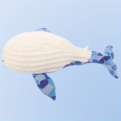 Blue Sea Whale Plush Toy