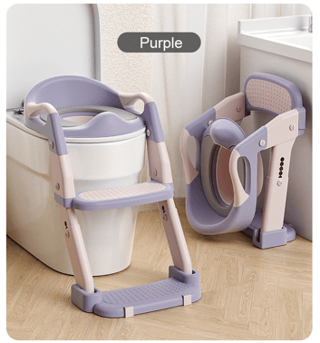 Toilet Potty Training Seat Step Stool Folding Ladder