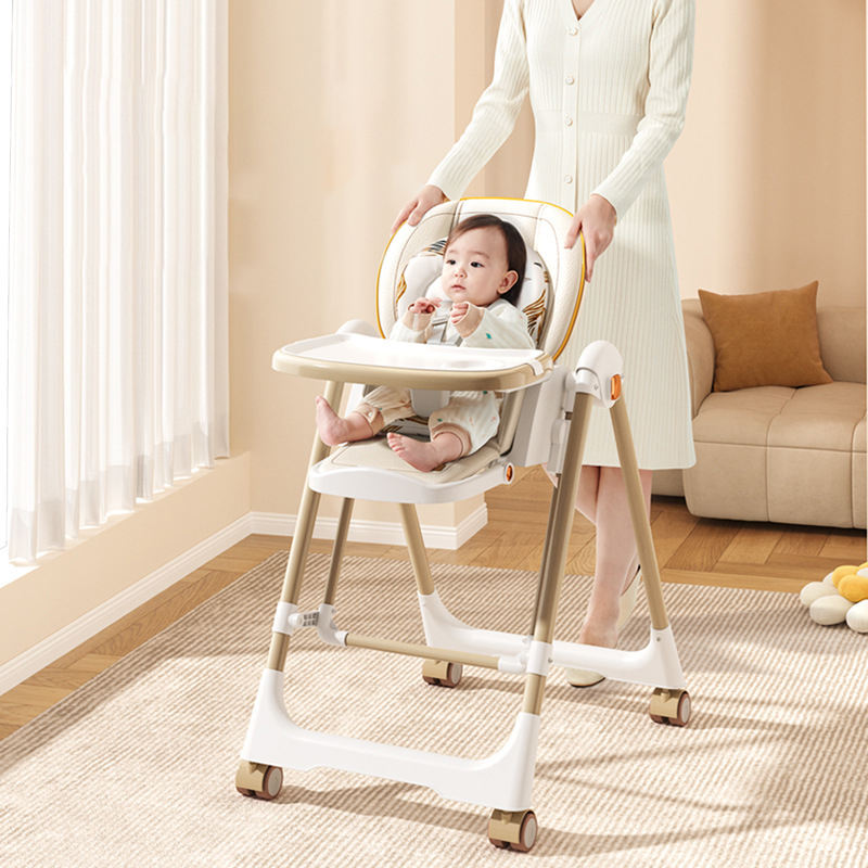 Luxurious Baby High Chair Foldable Swing Seat