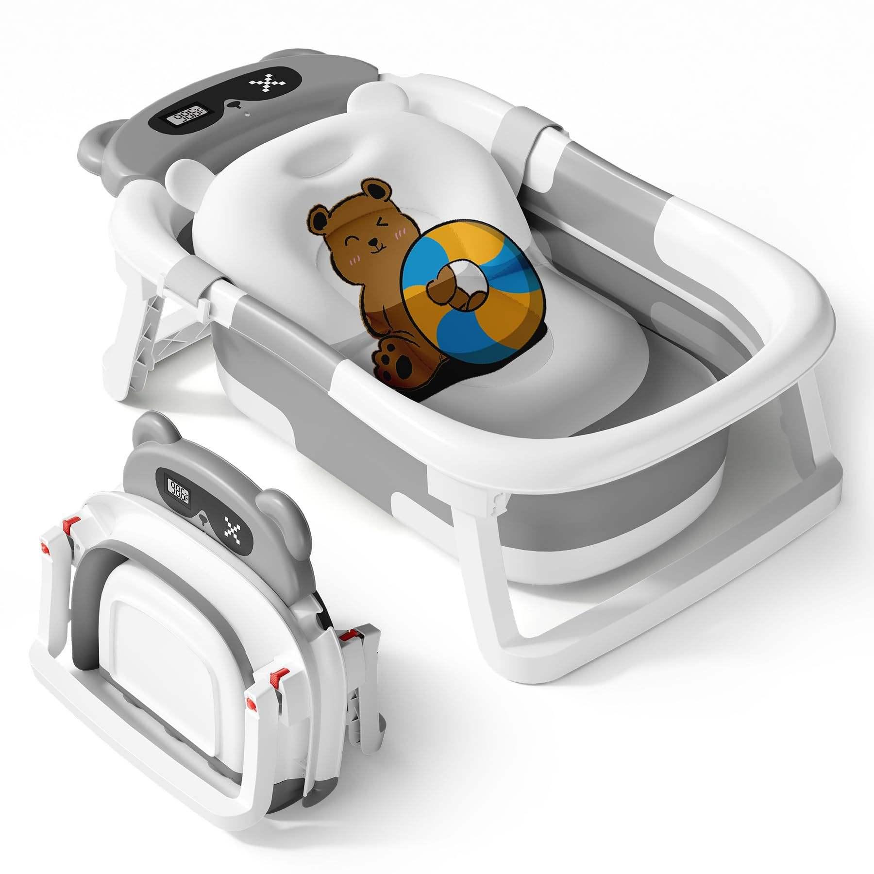 Baby Bathtub Real-Time Temperature Foldable