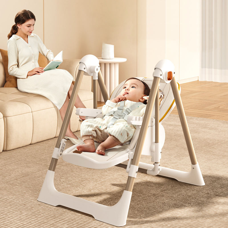 Luxurious Baby High Chair Foldable Swing Seat