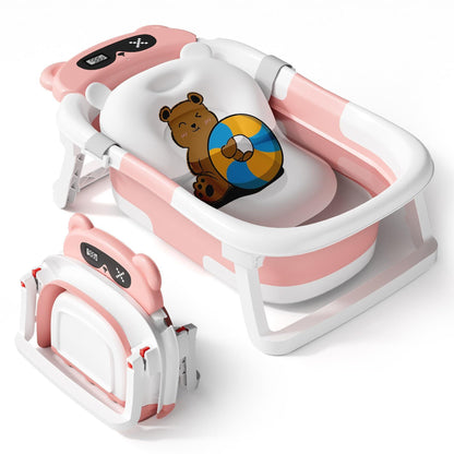 Baby Bathtub Real-Time Temperature Foldable