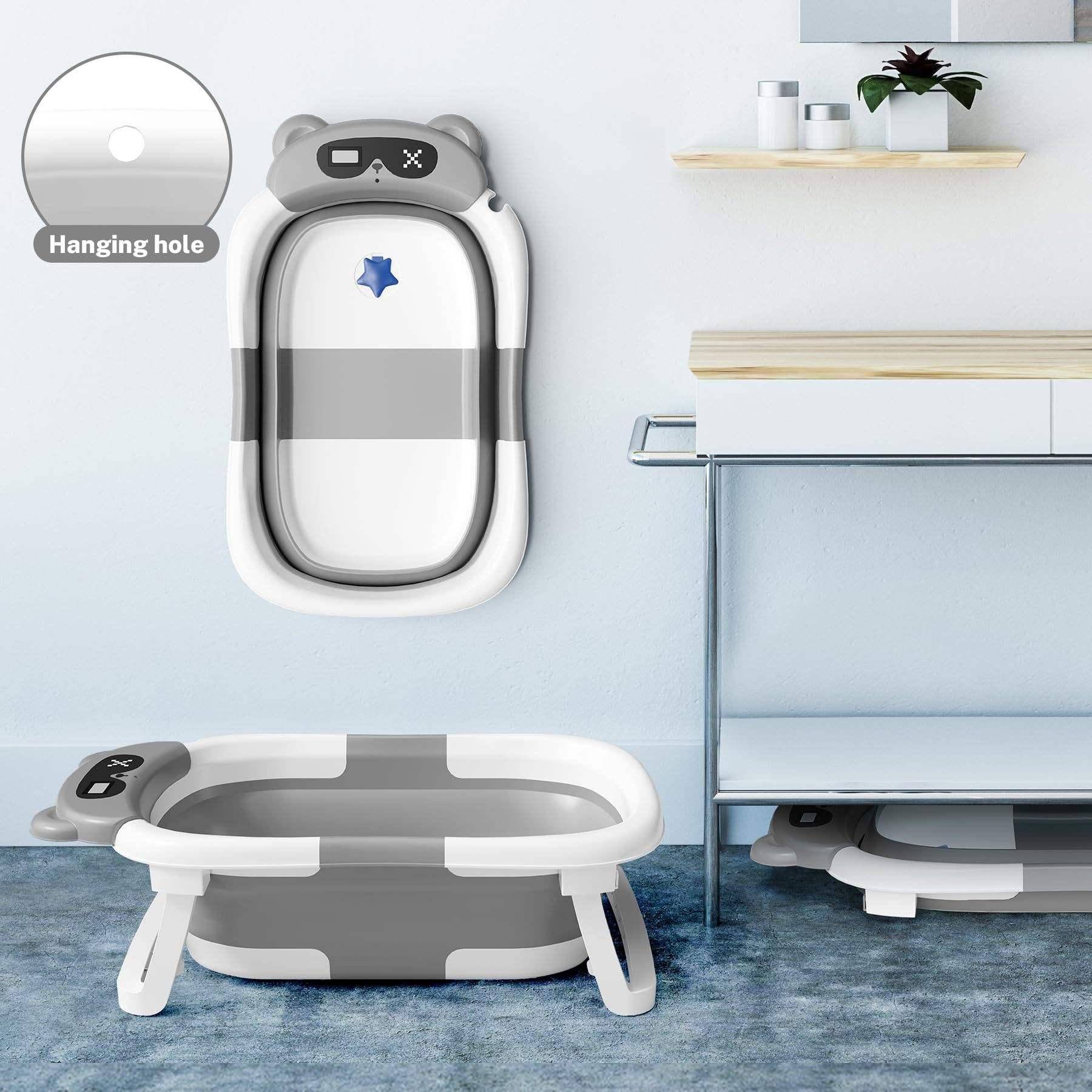 Baby Bathtub Real-Time Temperature Foldable